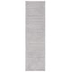 preview thumbnail 30 of 34, SAFAVIEH Audrey Zyhra Modern Stripe Rug 2'3" x 8' Runner - Ivory/Grey - Runner