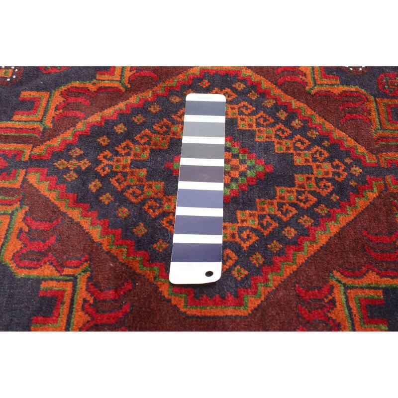 ECARPETGALLERY Hand-knotted Teimani Dark Navy Wool Rug - 3'11 x 6'4