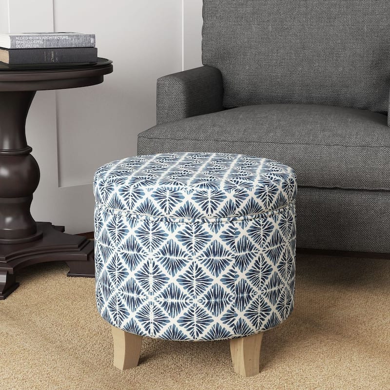 Carson Carrington Hnifsdalur Round Storage Ottoman
