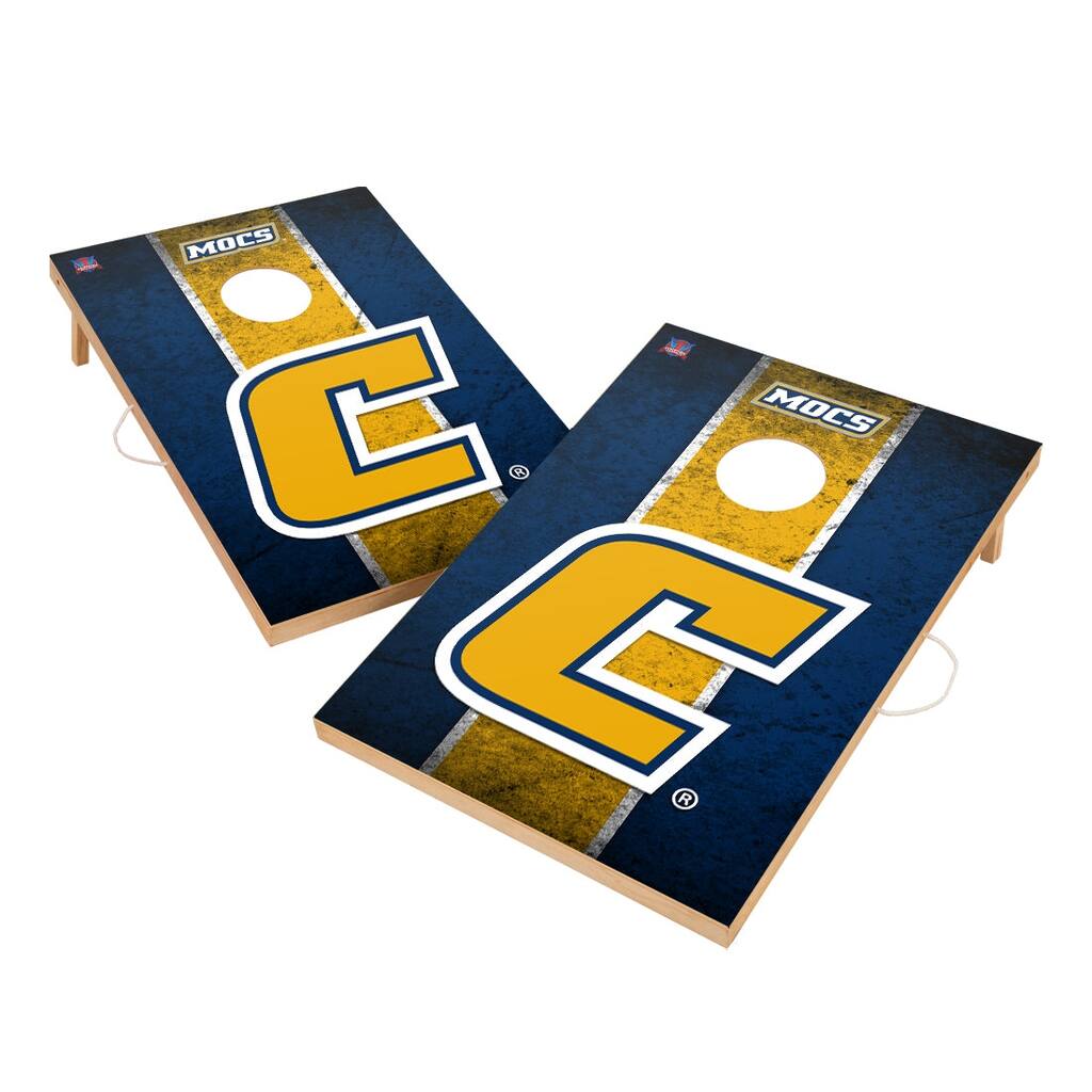 Vintage Tennessee Chattanooga University Mocs Regulation 2x4 Cornhole Set