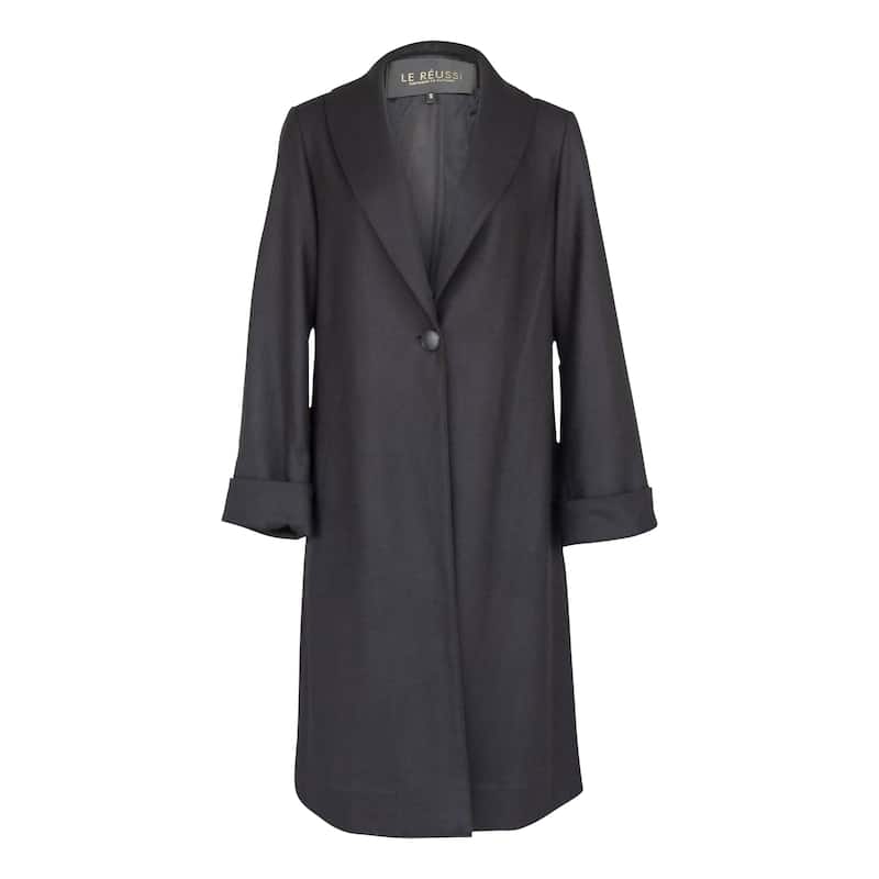 Worsted Flannel Trench Coat - S