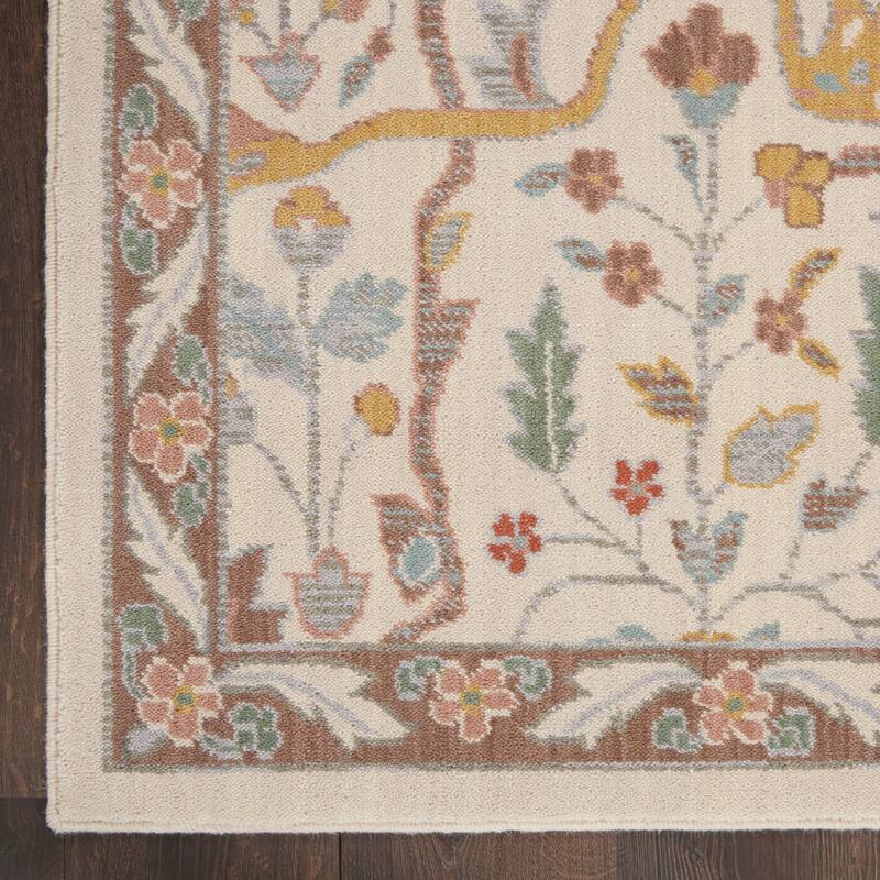 Nourison Parisa Traditional Persian Floral Area Rug
