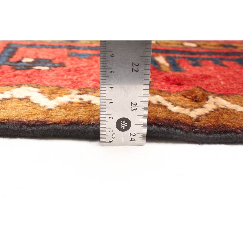 ECARPETGALLERY Hand-knotted Andelz Red Wool Rug - 3'5 x 5'6