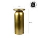 preview thumbnail 8 of 6, Miles Modern Metal Round Drink Table - Sleek Cylinder Mushroom Pedestal Accent End Side Table for Living Room Bedroom