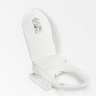 Nuvia Luxury Black Square Smart Toilet With Bidet, Remote, And Heated Seat (SAK45183)