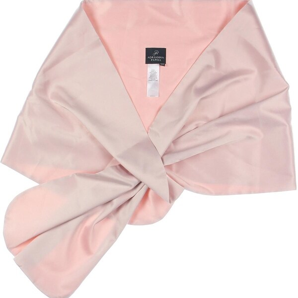 adrianna papell satin shawl