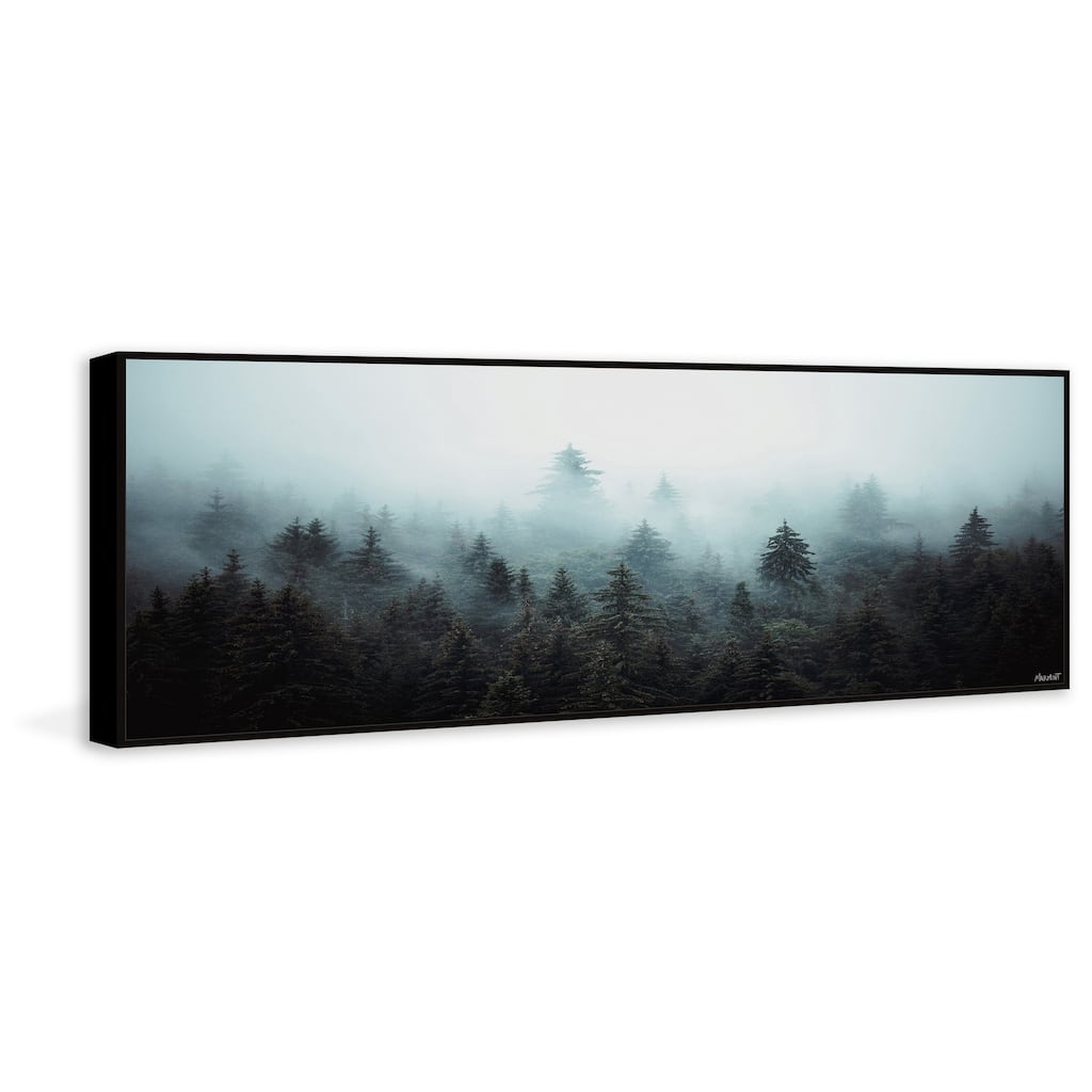 Walk Into the Woods Floater Framed Print on Canvas