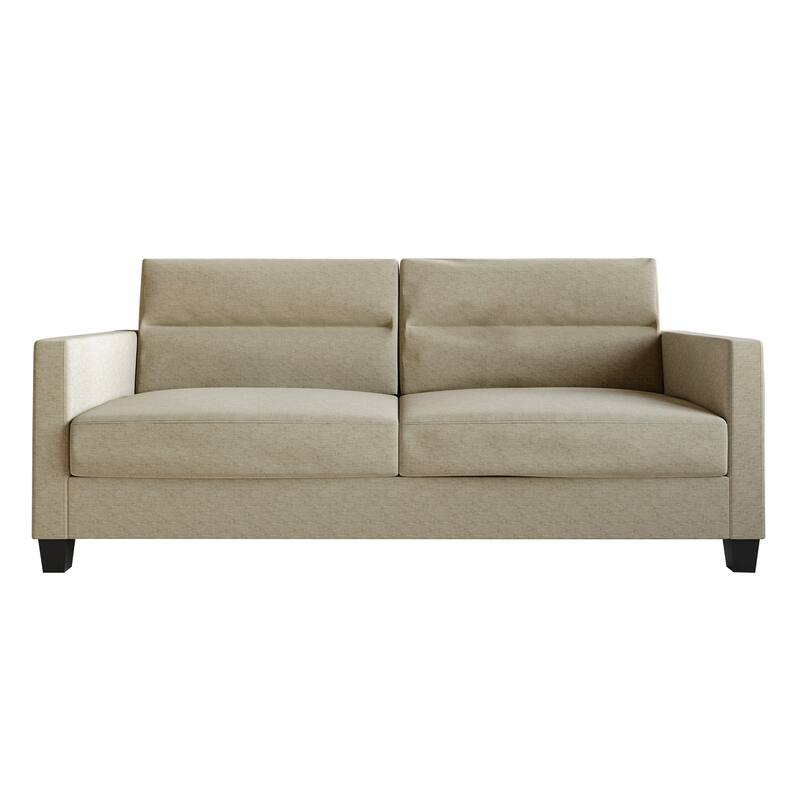 CraftPorch Minimalist Linen Upholstered 2-Piece Living Room Set