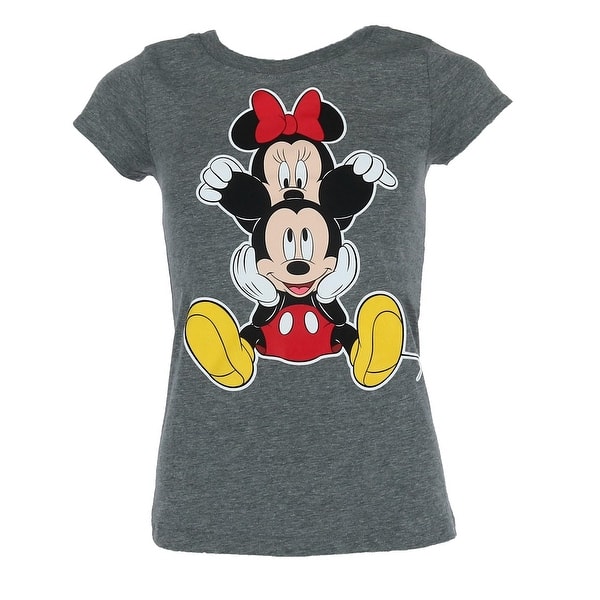 Shop Disney Junior S Mickey And Minnie Mouse Tee Shirt Overstock