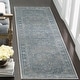 preview thumbnail 36 of 57, SAFAVIEH Vintage Ritienne Oriental Distressed Viscose Rug 2'2" x 12' Runner - Light Blue/Light Grey - Runner