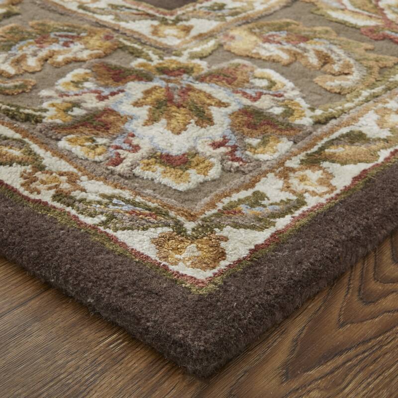 HomeRoots Oriental Traditional Rectangle Area Rug
