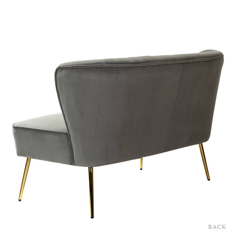 Delicia 3 Piece Living Room Set with Golden Legs by HULALA HOME
