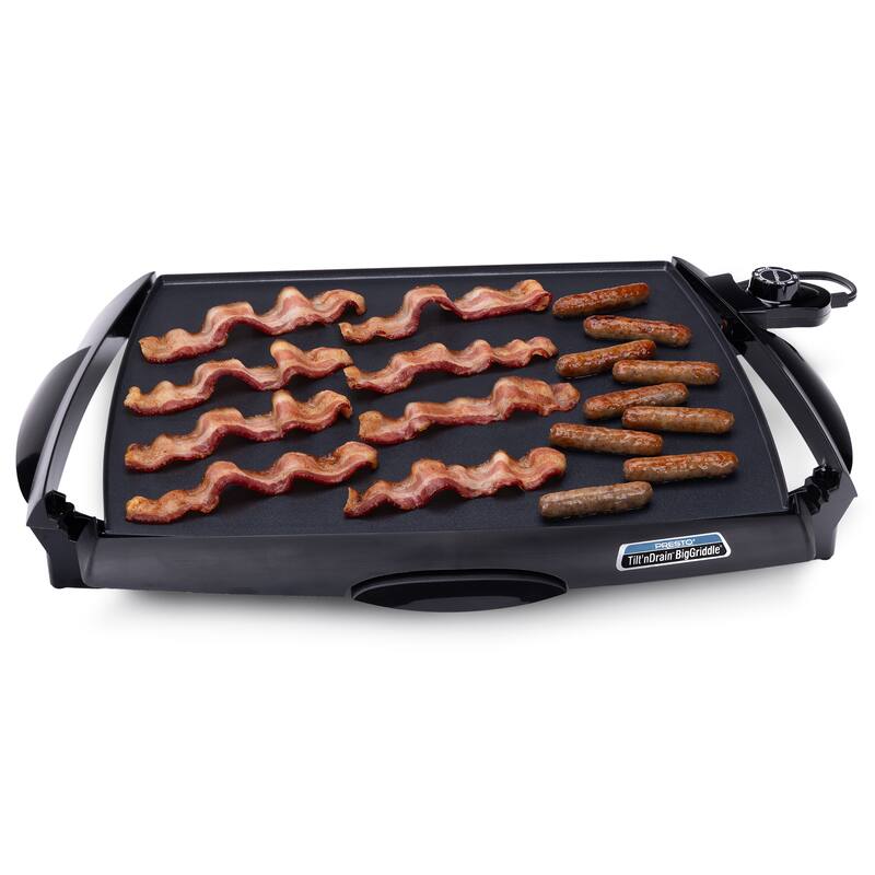 Presto Tilt 'n Drain Electric BigGriddle with Nonstick Ceramic Cooking Surface - 7.04