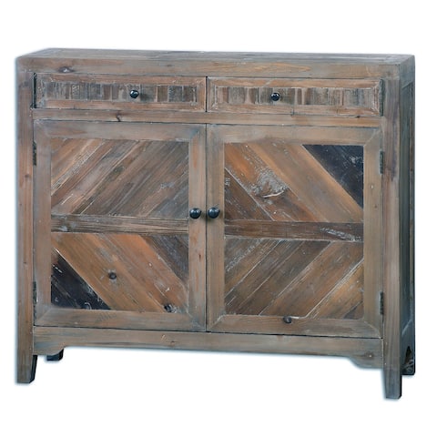Uttermost Hesperos 36" x 42" Solid Wood Cabinet - Fir