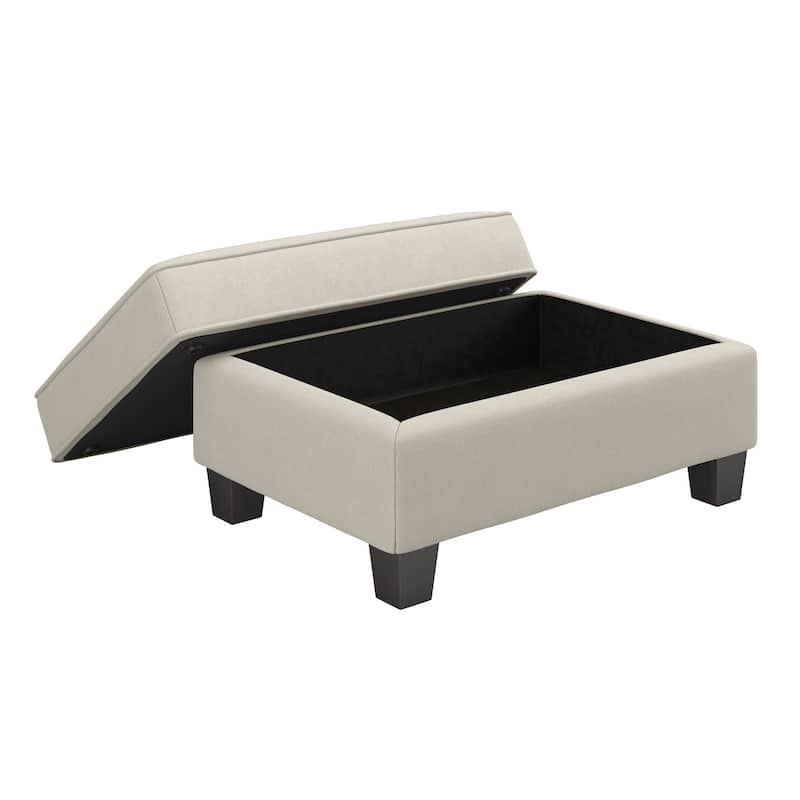 Bush Furniture Stockton Living Room Accent Chair with Ottoman Set