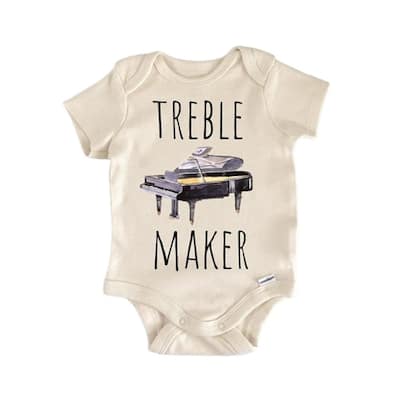 Piano Musician Teacher - Baby Boy Girl Clothes Infant Bodysuit Funny Cute Newborn