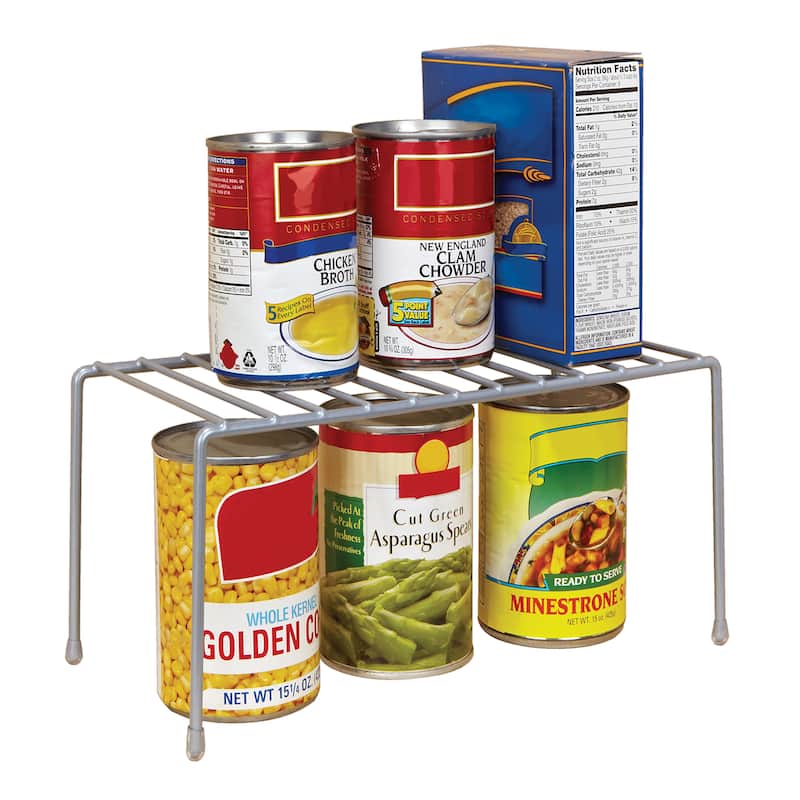 Kitchen Details Grey Iron Small Kitchen Shelf Organizer - 11.02" x 5.51" x 5.31"