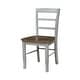 preview thumbnail 41 of 128, International Concepts Solid Wood Madrid Ladderback Chairs, Set of 2 - N/A