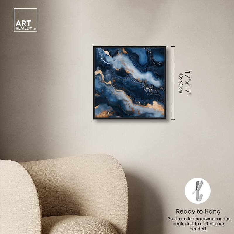 Deep Sea Geode IV Canvas by Art Remedy