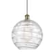 Option Clear Deco Swirl / Antique Brass