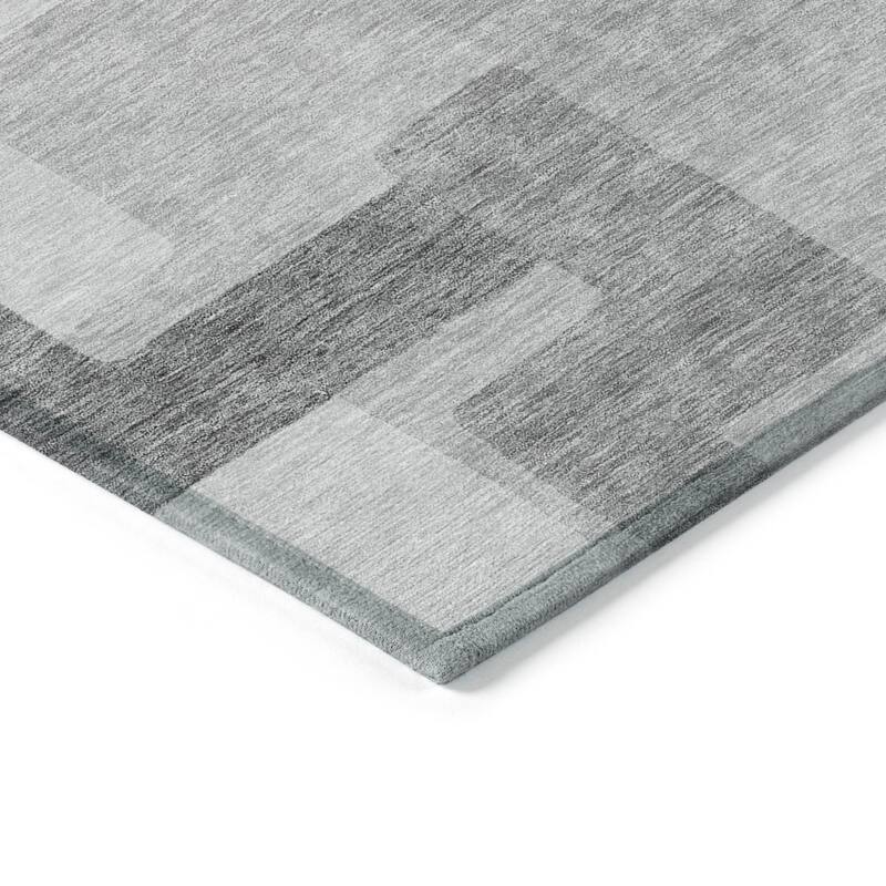 HomeRoots Abstract Transitional Rectangle Outdoor Rug