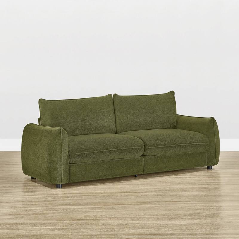 Spruce & Spring 2 Seat High Back Loveseat Sofa for Living Room
