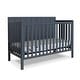 preview thumbnail 6 of 8, Sorelle Furniture Essex 4-in-1 Convertible Crib White Slate