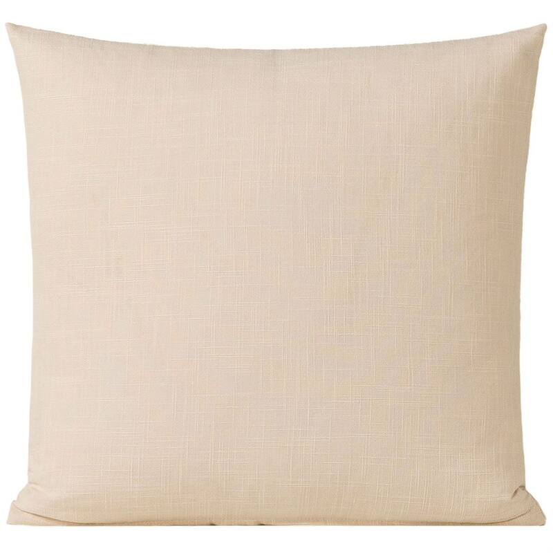 Zoa Linen Textured Throw Pillow