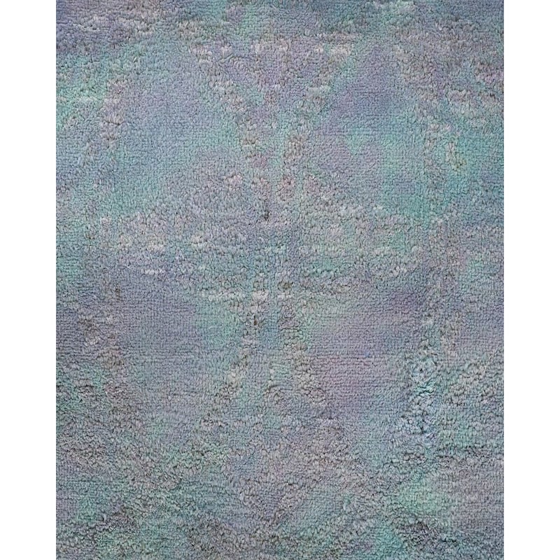 Vibrance, One-of-a-Kind Handmade Area Rug - Gray, 4' 2" x 6' 1" - 4' 2" x 6' 1"