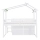 preview thumbnail 9 of 28, Twin Pinewood Loft Bed with Fence and Storage