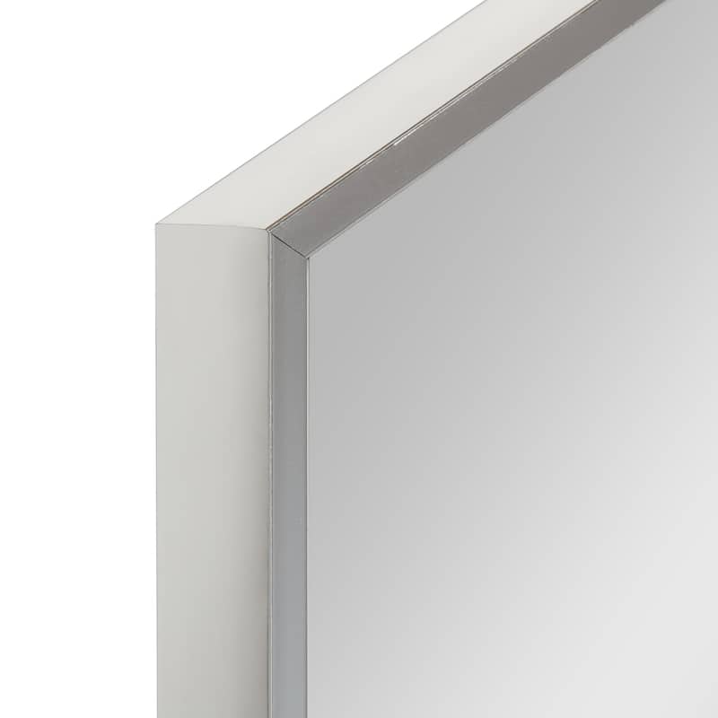 Kate and Laurel Rhodes Framed Mid-century Hexagonal Wall Mirror