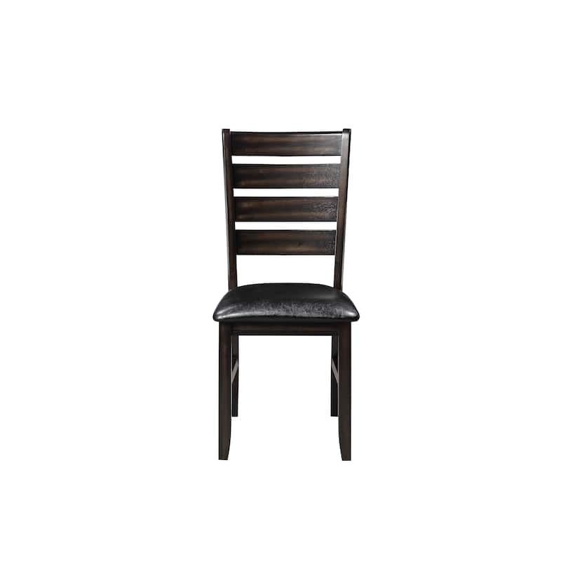 Side Chair (Set of 2) - Black,Espresso