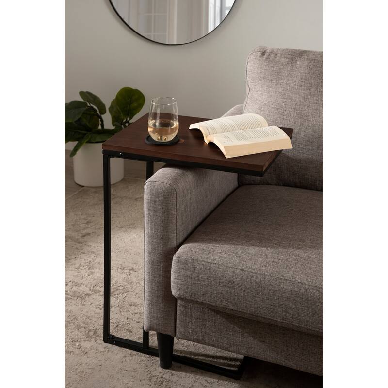Kate and Laurel Lockridge Metal Base C-Table