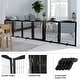 preview thumbnail 13 of 13, PETMAKER 6-Panel Foldable Pet Gate - N/A