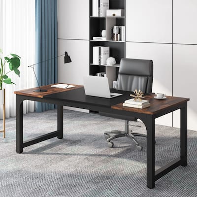 6FT Large Modern Conference Table for Meeting Room,Office - 70.86" L x 31.49" W x 29.52" H