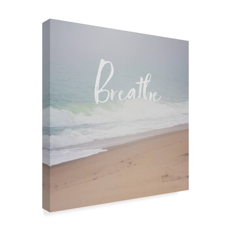 Laura Marshall 'Serene Sea I' Canvas Art