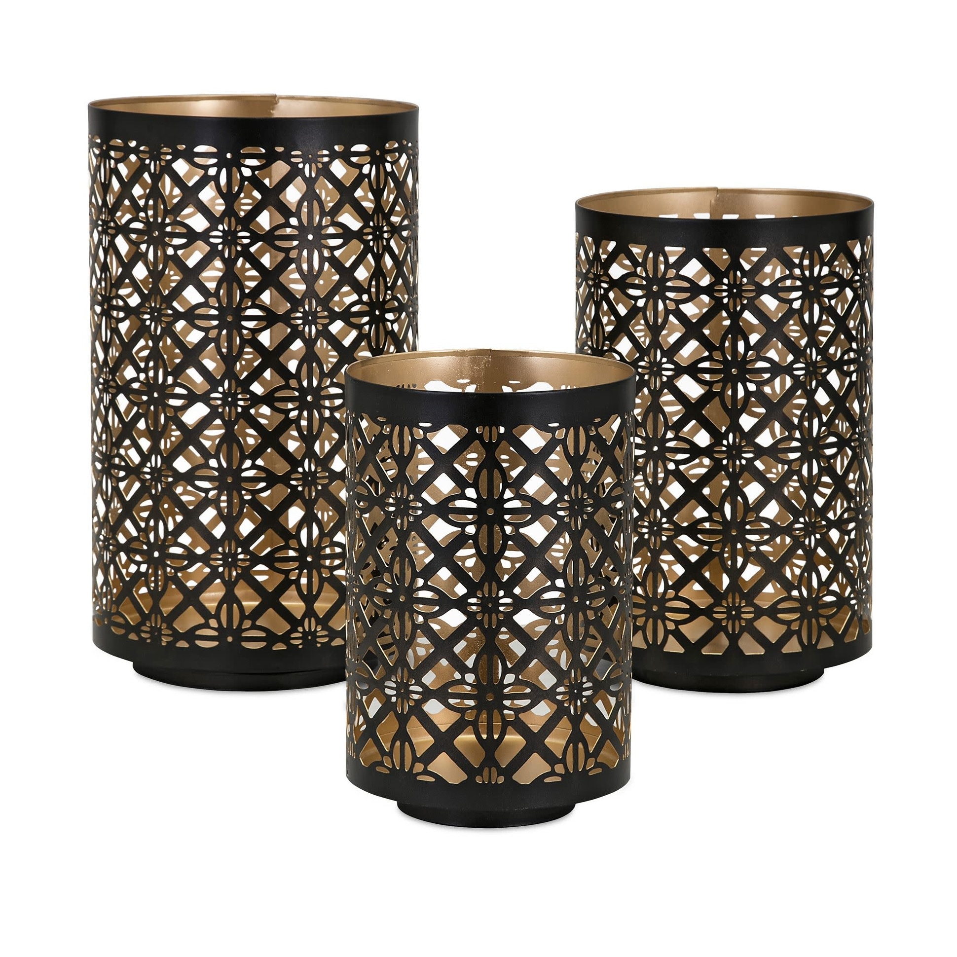 Shop Imax Home 14313 3 Helena 3 Piece Iron Pillar Lantern Candle
