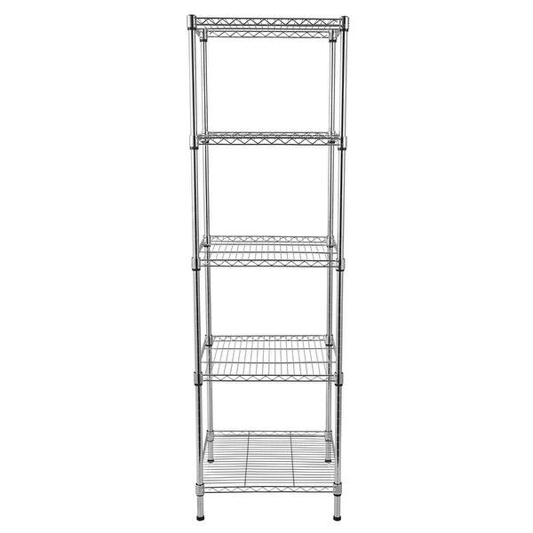 Shop Black Friday Deals On 5 Tier Wire Shelving Storage Rack Thicken Steel Tube Overstock 31693988