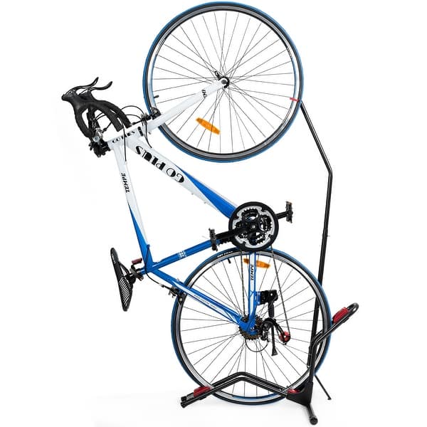 Bike Floor Stand Bike Rack for Vertical/Horizontal Indoor Bike Storage Durable