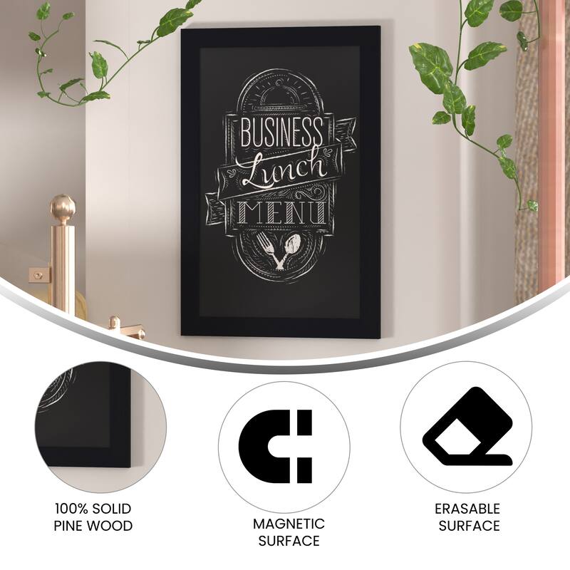 Wall Mounted Magnetic Chalkboard