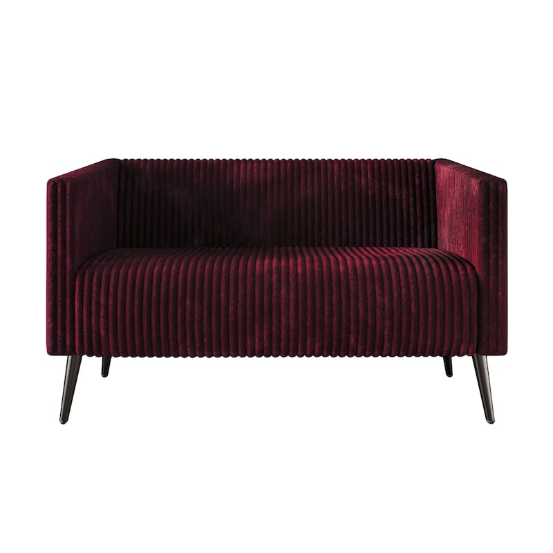 CraftPorch Corduroy Modern and Glamorous Velvet Upholstered Loveseat