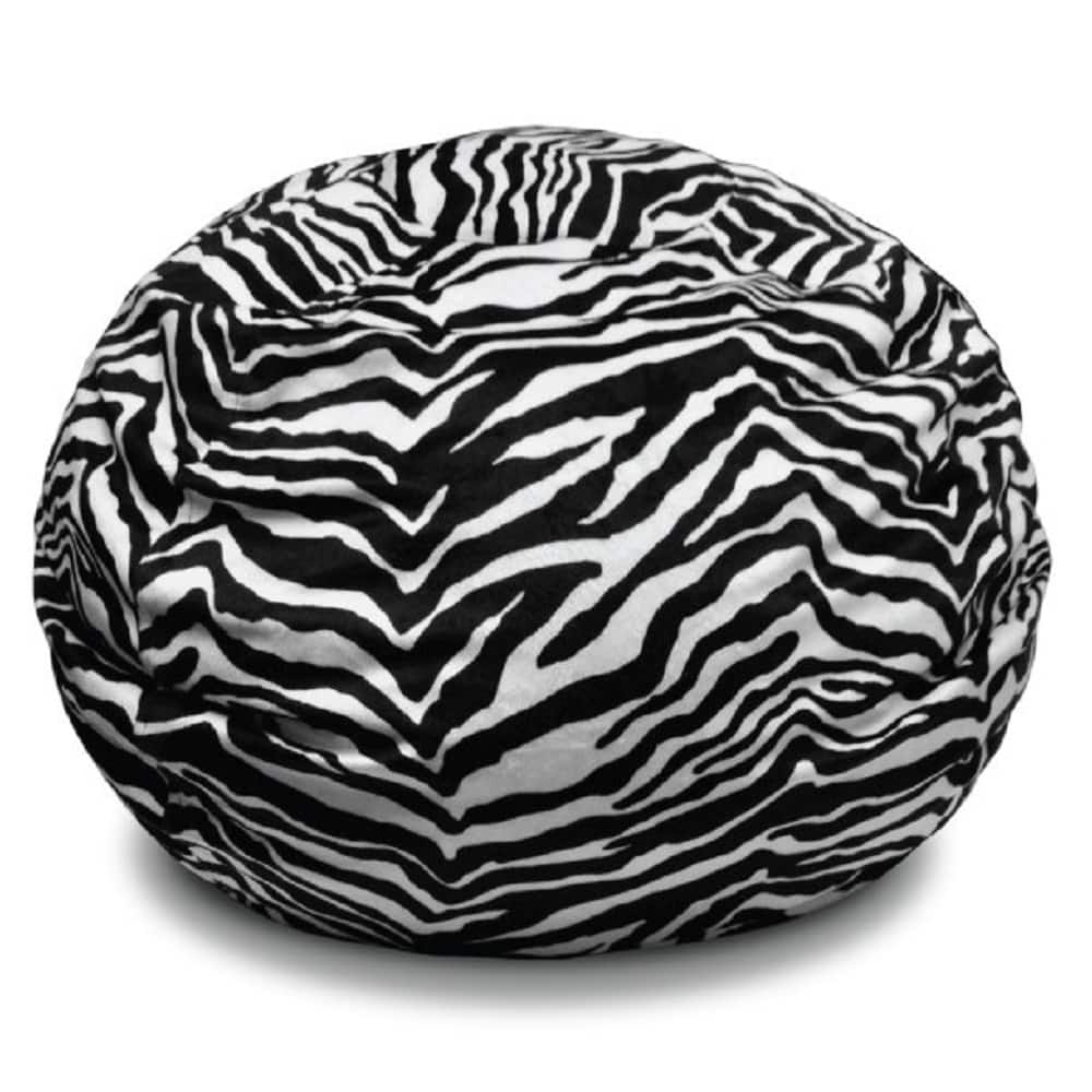 Urban Shop Zebra Bean Bag Chair