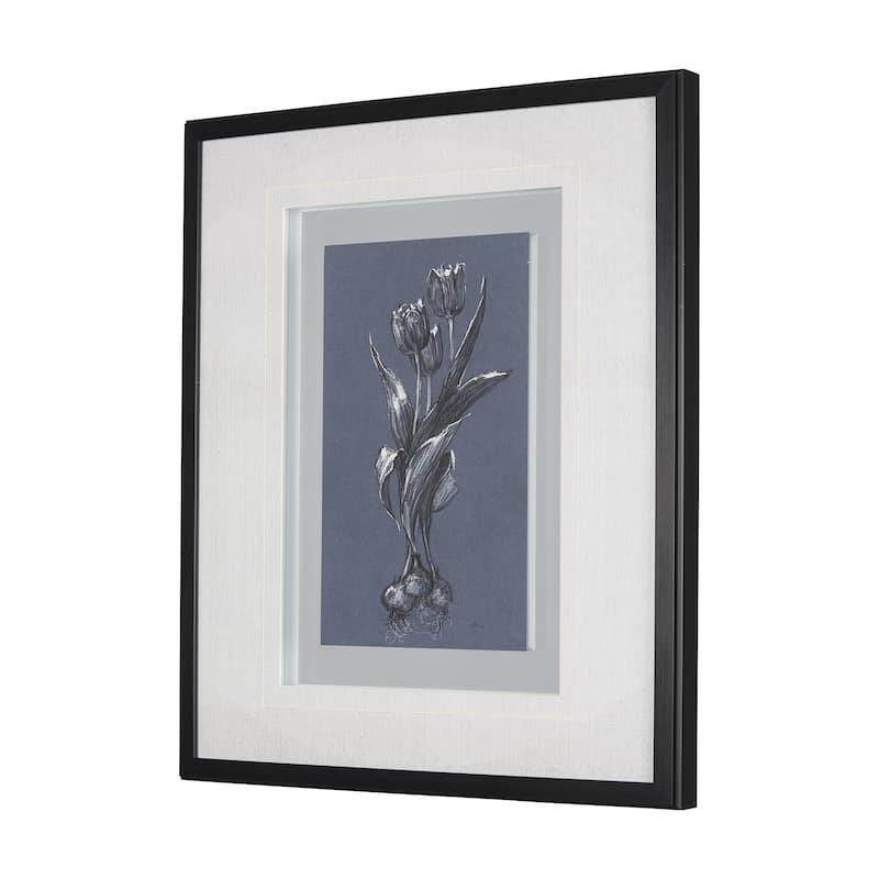 Botanical Sketches I (Blue) Framed Art Print