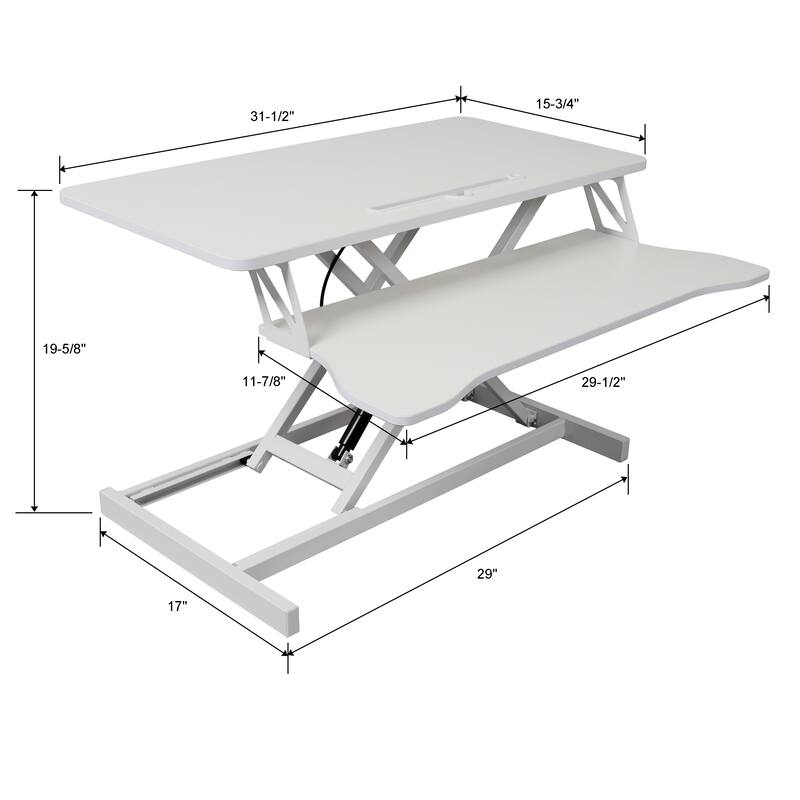 Adjustable Height Standing Laptop Desk,Adjustable Sit to Stand Up Workstation with Keyboard Tray