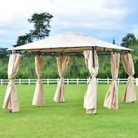 Costway 13 X13 Folding Gazebo Canopy Shelter Awning Tent Patio Costway Outdoor 10 X13 Gazebo Canopy Shelter Patio Party Tent
