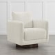 preview thumbnail 38 of 67, Spruce & Spring Rebecca Swivel Accent Chair Armchair with Back Cushion