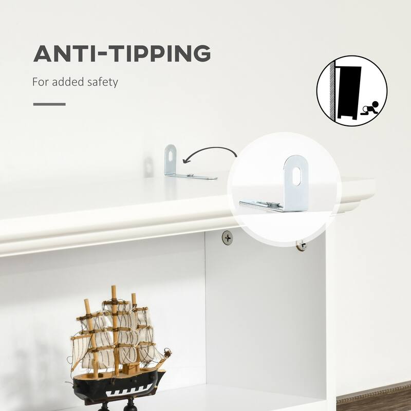 Featured Entryway Hall Tree, Mudroom Upholstered Seat with Cabinet and Drawers, Living Room Coat Rack Bench with Open Shelves