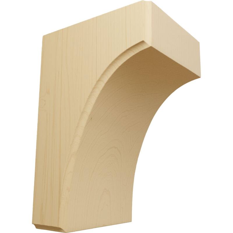 Clarksville Bracket - 3 1/2"W x 4"D x 6"H - Alder