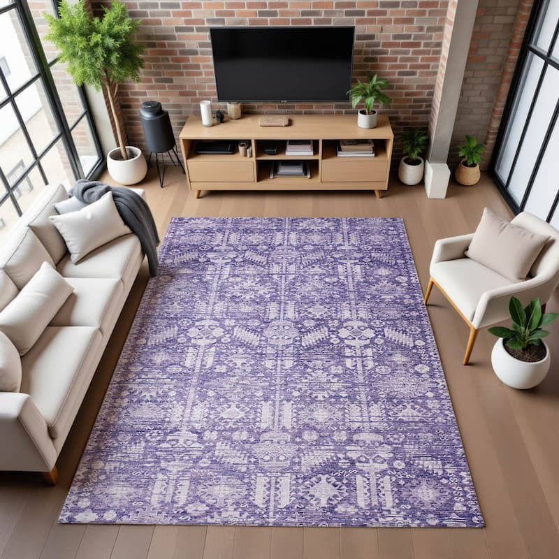 Premium Washable Super Soft Vintage Traditional Mayfield Rug