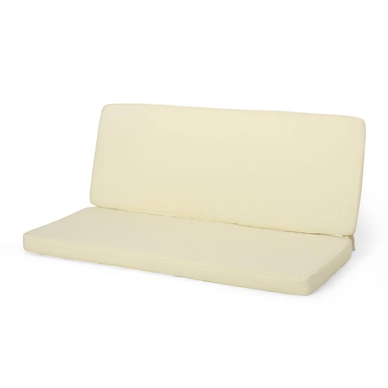 Roomfitters Carolina 3-Piece Cushion Set for Loveseat and Club Chairs, Water Repellent Fabric - Cream